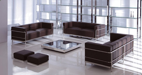 打造舒适办公空间 专业解析真皮休闲沙发CG-Le-SF2